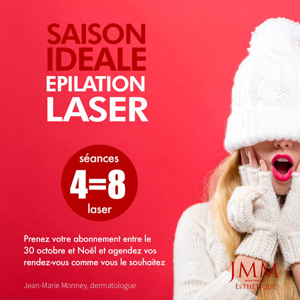 Epilation laser aisselles bikini intégral JMM Esthetique Montreux